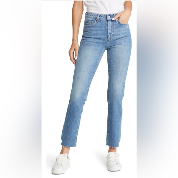 Paige Cindy High Waist Straight Leg Ankle Jeans 24 - Picture 1 of 11